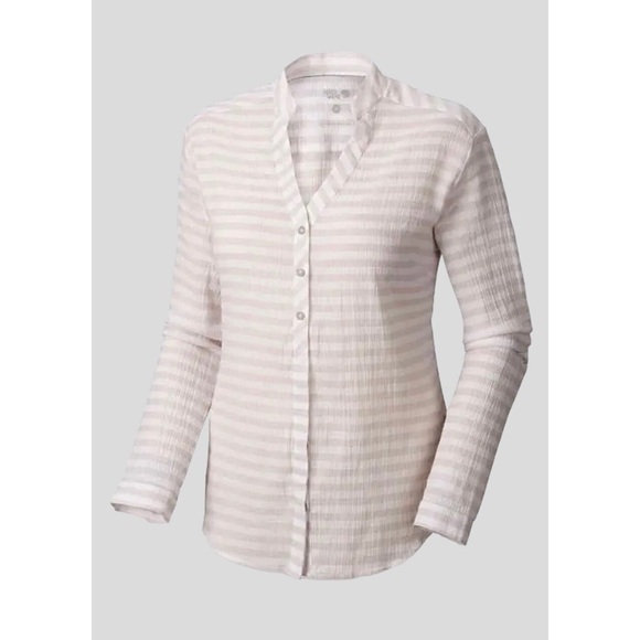 NWT Mountain Hardwear Daralake Cotton Gauze Button Down Shirt - Picture 1 of 16